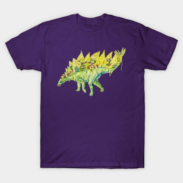 Nacho Stegosaurus T-Shirt by RaLiz